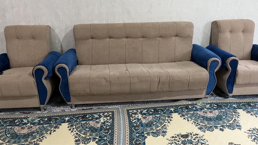 1 диван 2 кресло сапасы жаксы