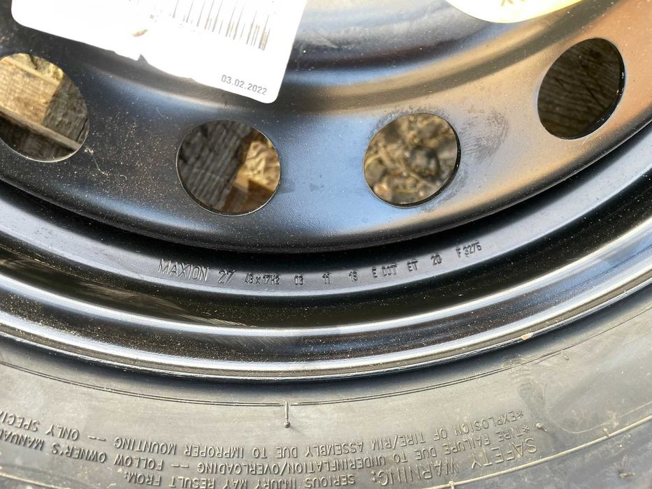 Резервна Джанта Патерица 5х112 Volkswagen Atlas Tiguan 165/80/17