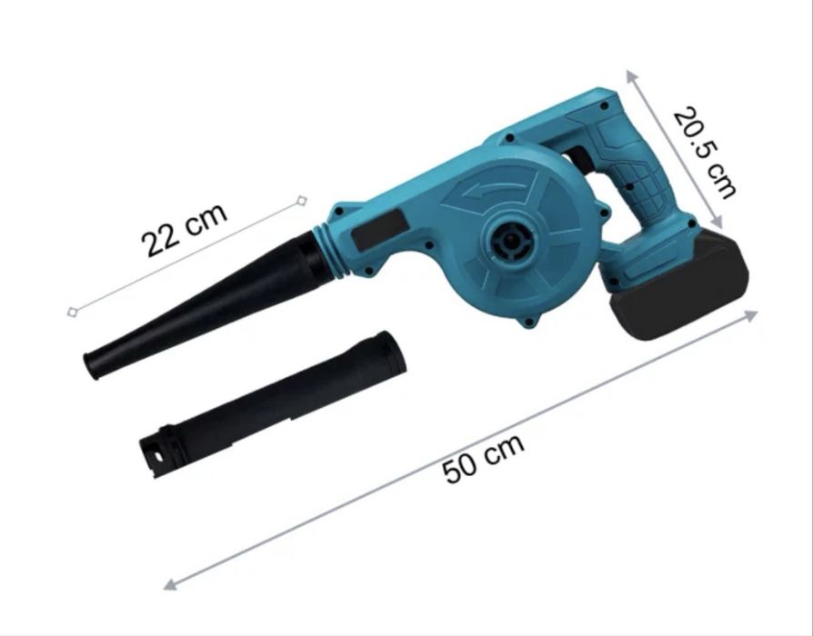 Suflanta si Aspirator 2 in 1 fara fir 41V  18000 RPM viteza Maxima Sac