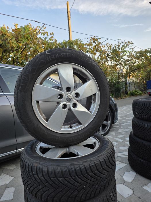 Set Jante Aliaj Originale Renault Megane + Cauciucuri Iarnă