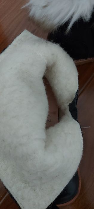 cizmulite Rap, imblanite lana merinos in interior