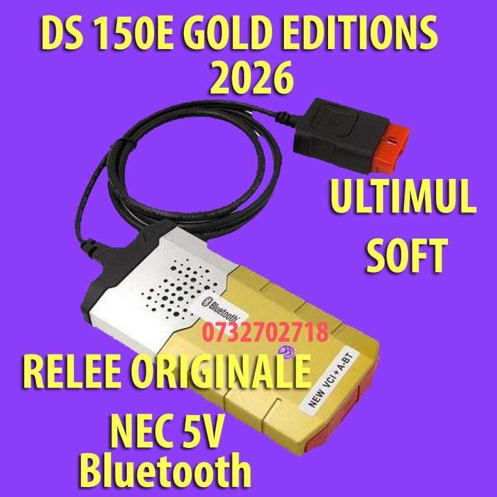 DELPHI Tester Diagnoza Auto Multimarca GOLD A+++ 2025 AUTODATA