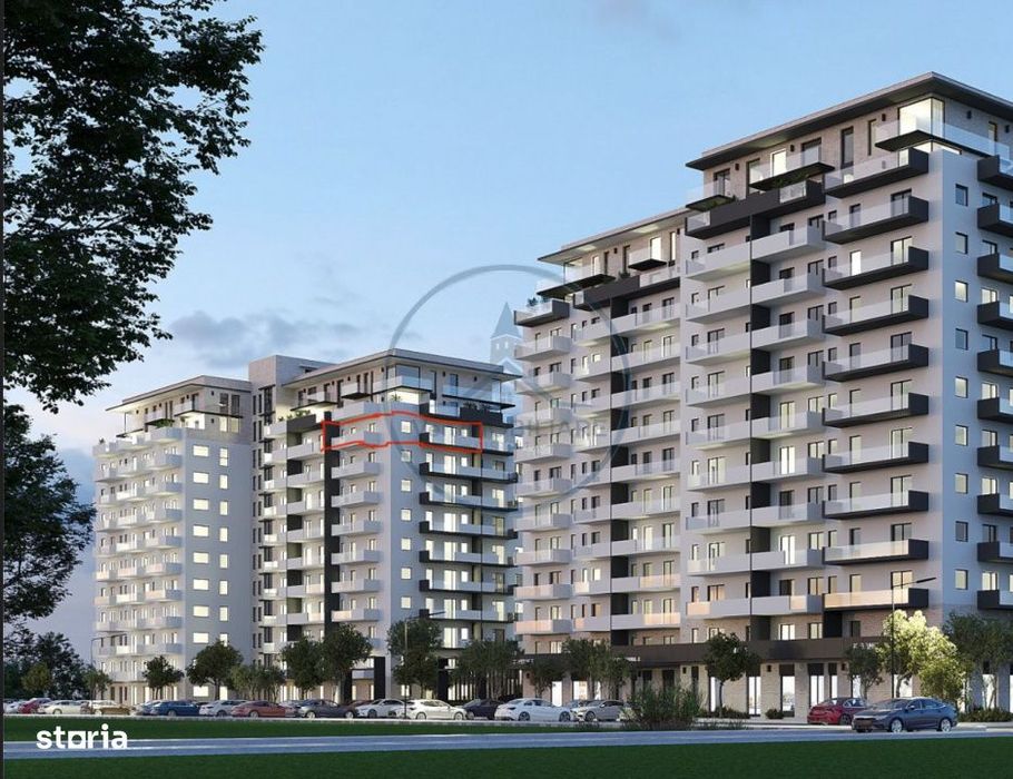 Apartament 3 camere  Kaya Residence  Etaj 10/11