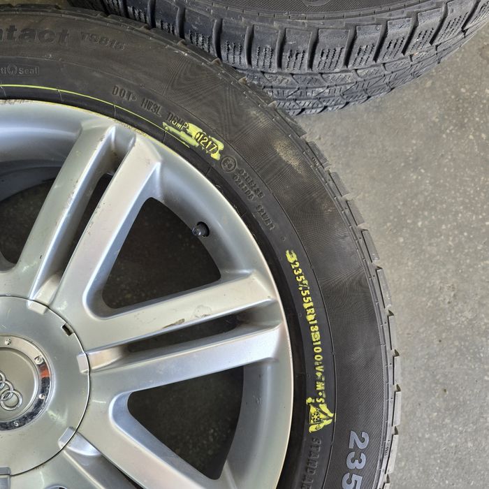 JANTE AUDI PE 18 Cu anvelope 235/55/18 M+S CONTINENTAL