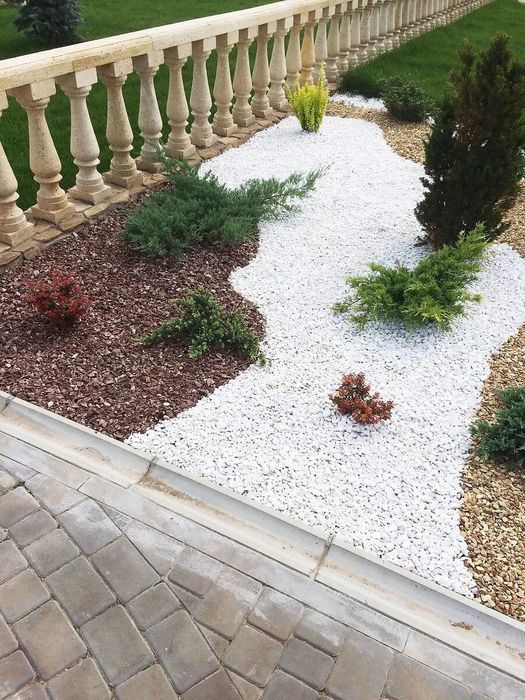 Мраморная крошка галька!