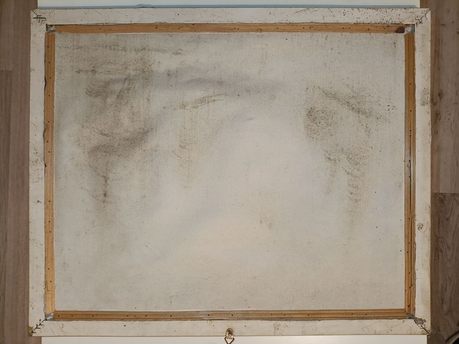 Tablou Pictat "Apus peste Lacul Ascuns" Anul 1998