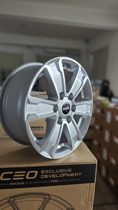 Jante de aliaj noi R 16 de greutate pentru Iveco Daily eDaily 6x125 16 inch