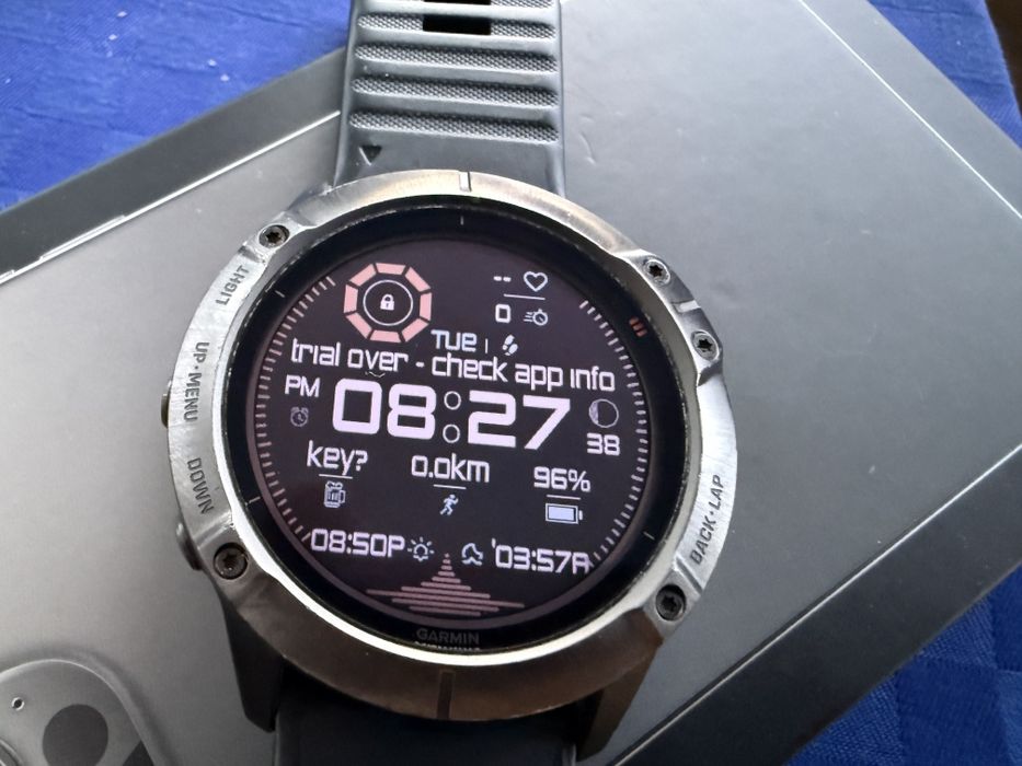 Garmin Fenix 6X Pro Solar Titanium 100m Water resist