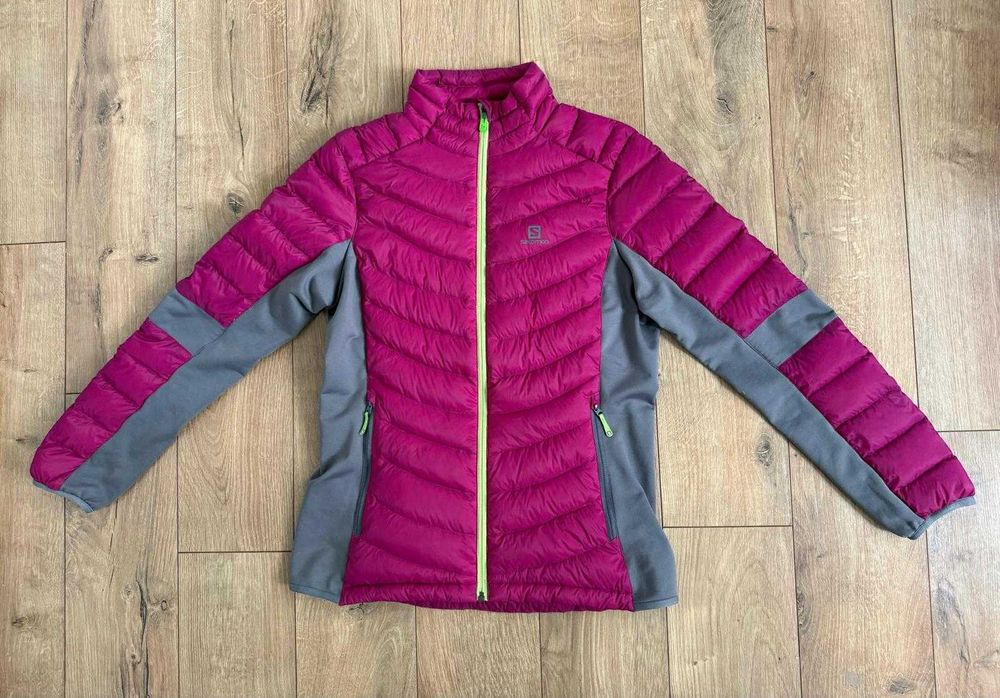 Salomon S femei geaca hibrid down puf si pene Clima Wind