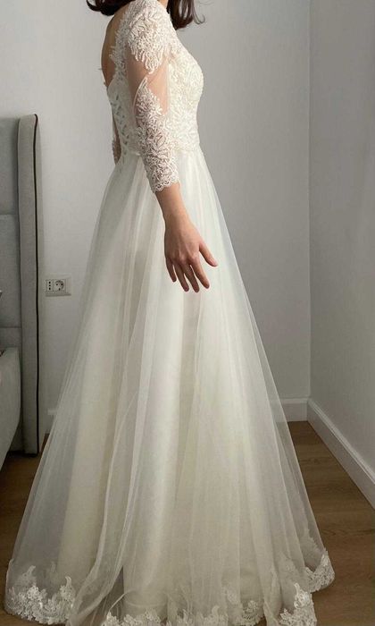 Rochie de mireasa nepurtata