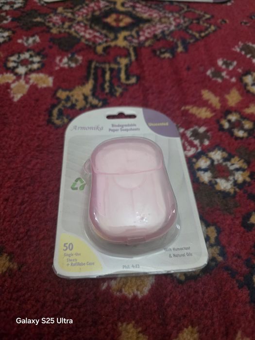 Мыло листовое карманное