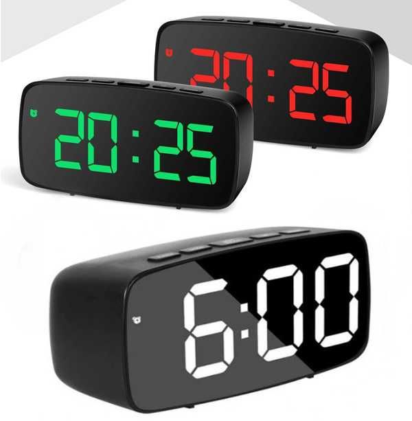 НОВ СВЕТЕЩ LED ЧАСОВНИК на ТОК.Будилник.Електрически Светещи Часовници