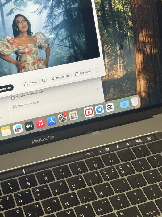 Macbook pro sotiladi 16/512 15-inch 2018