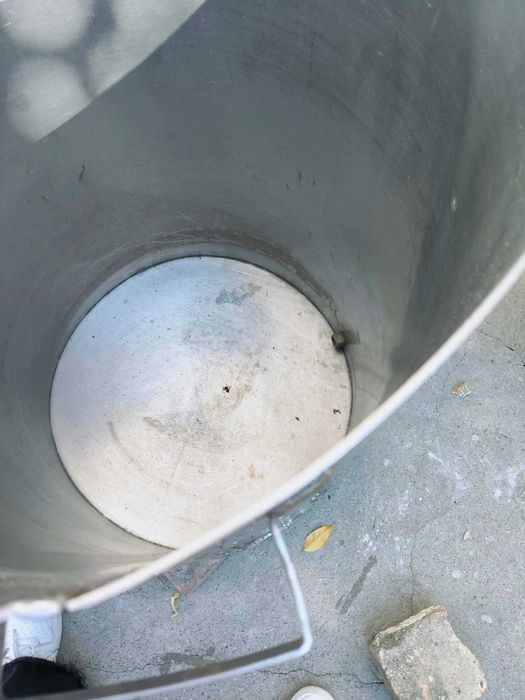 Recipient/butoi inox alimentar-150 litri cu stut de scurgere