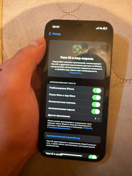 Айфон 12про памит 512 акб 76 хароши