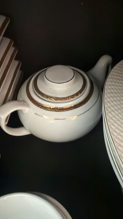Сервис посуда белая