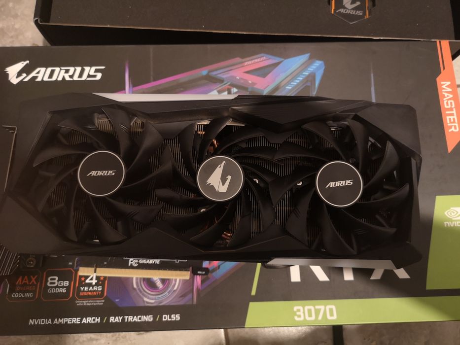 Placa video Aorus  Rtx 3070