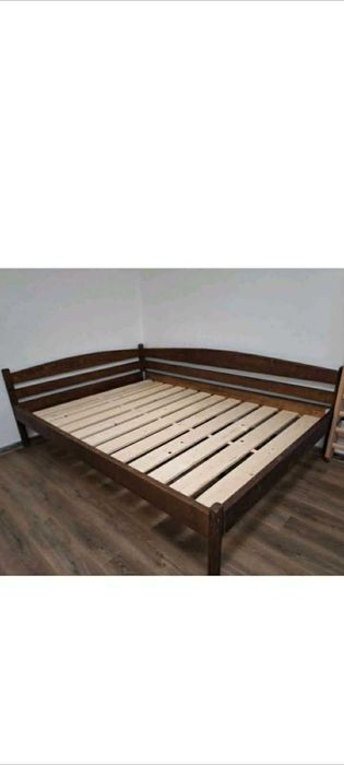 Pat din lemn masiv de pin 160x200