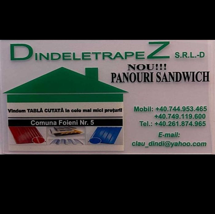 Panouri sandwich,Tabla cutata