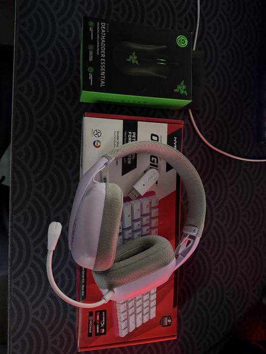 Клавиатура, мышь, наушники