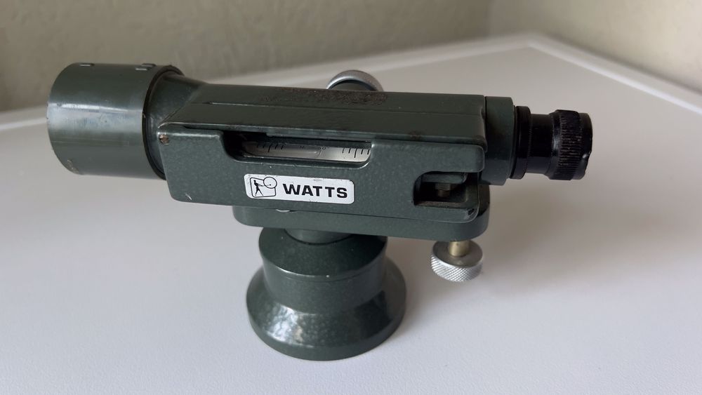 Nivela topografica vintage Watts Rank Pullin Controls teodolit