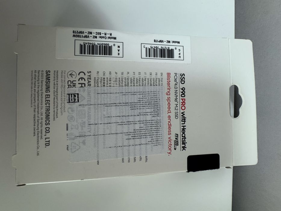 1000гб M2 NVME Samsung 990 Pro