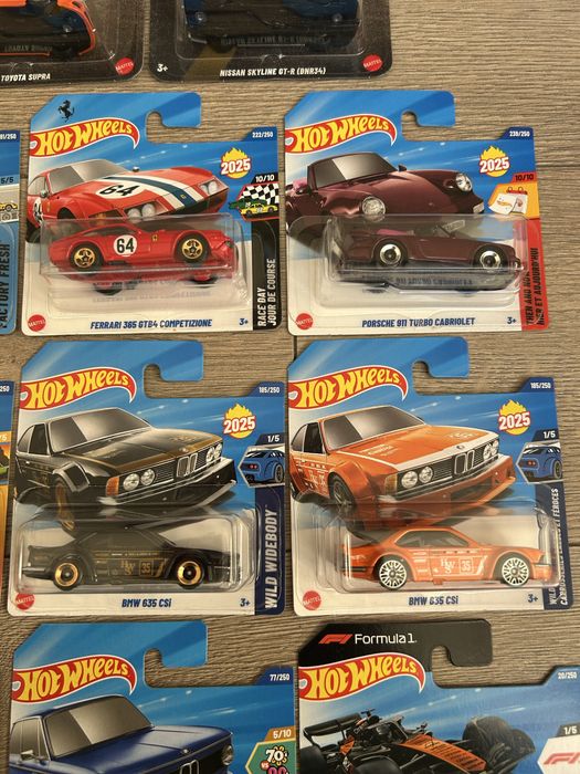 Hot wheels ferrari porsche bmw supra fast & furious hotwheels колички