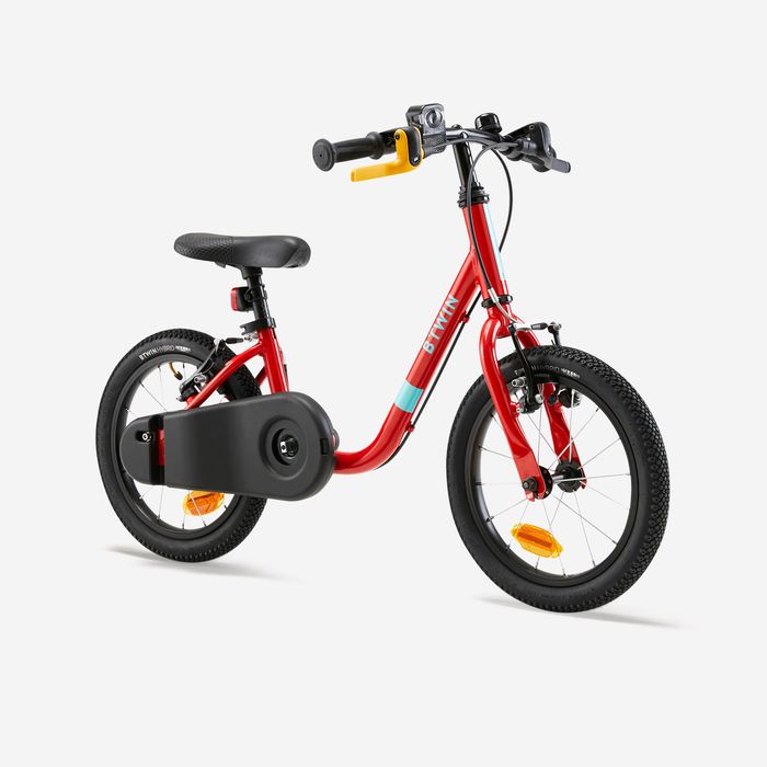 Bicicletă 2 în 1 Discover 500 14" roșu copii - (SecondHand) Decathlon