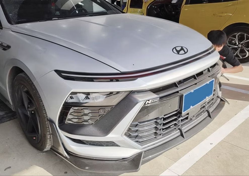 Накладка бампера Hyundai sonata 11