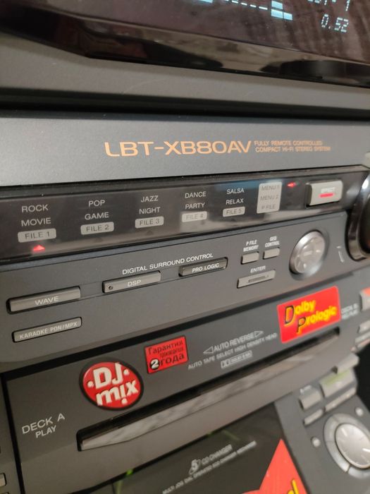 Музыкальный центр Сони