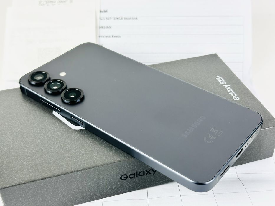 НОВ! Samsung Galaxy S25 Plus 5G 256GB 12RAM Blueblack 2г. Гаранция!