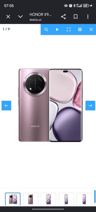 HONOR x9 s sastayanisi yangidek