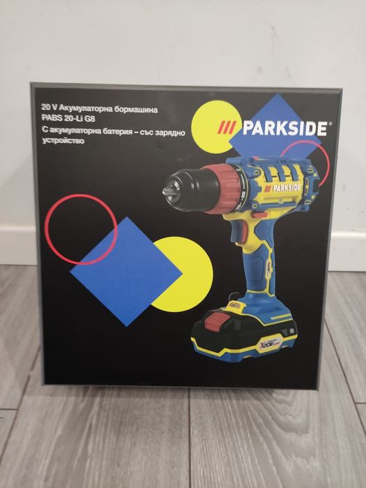 Bormasina 20 V Parkside cu baterie 2 ah si incarcator