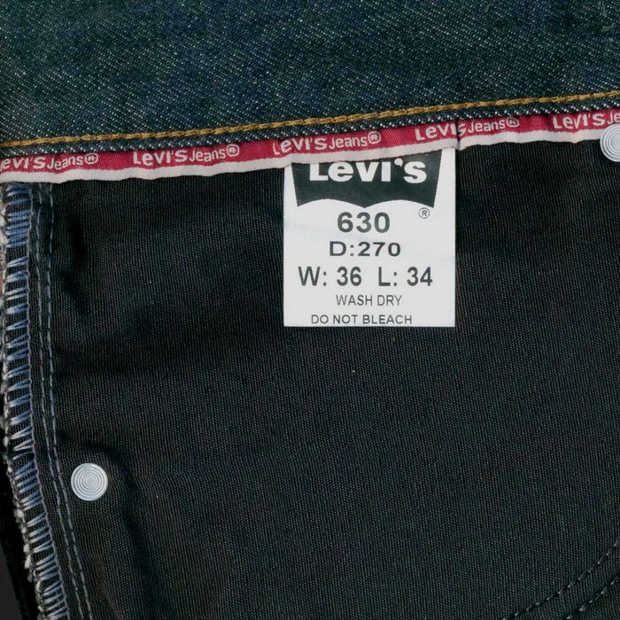 Джинсы "Levis 630" (размер 54/56), плотные, темно-серые