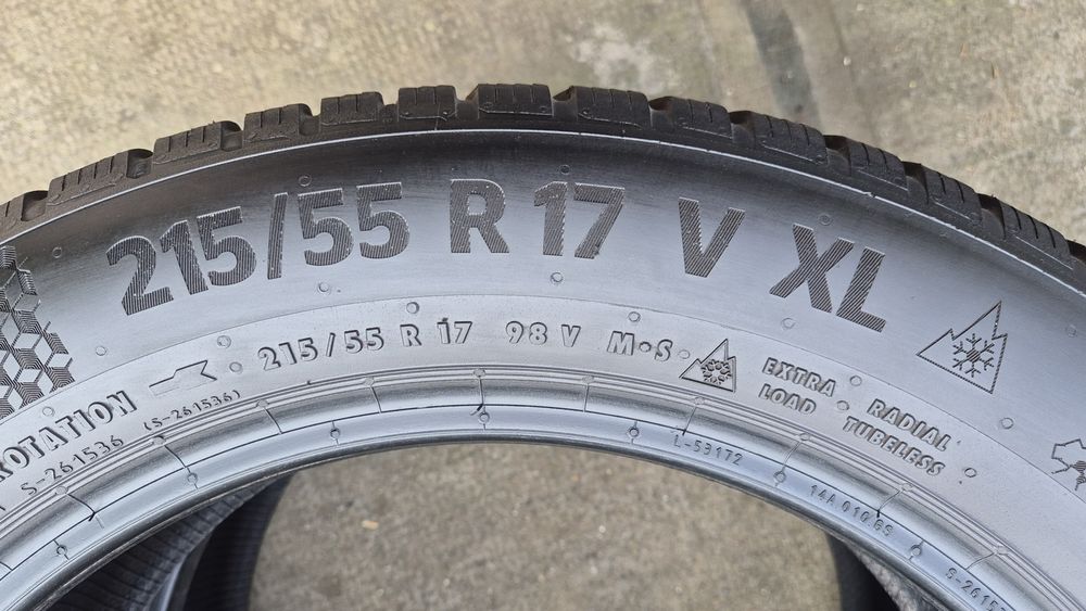 Set 4buc 215/55 R17 98V XL Continental WinterContact TS870 P M+S iarnă