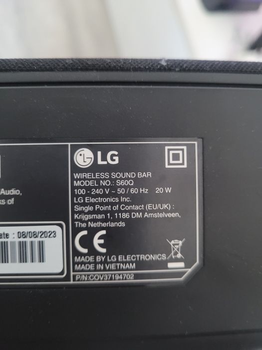 Soundbar LG S60Q