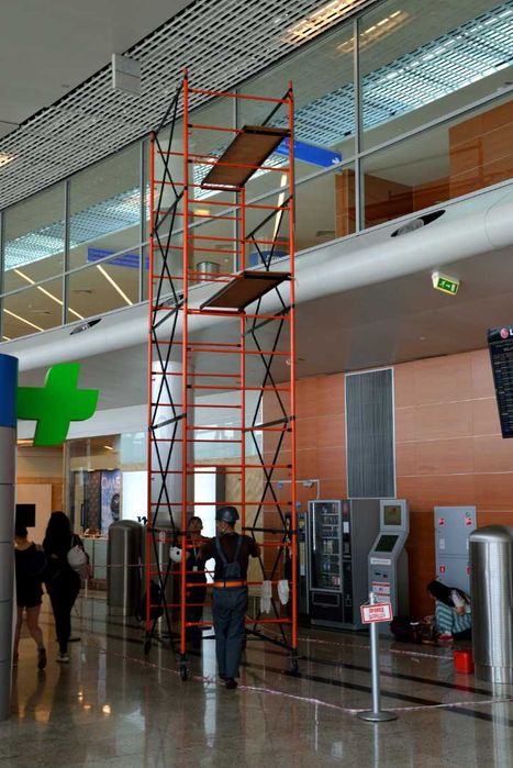 Вышка тура до 21 м в высоту.