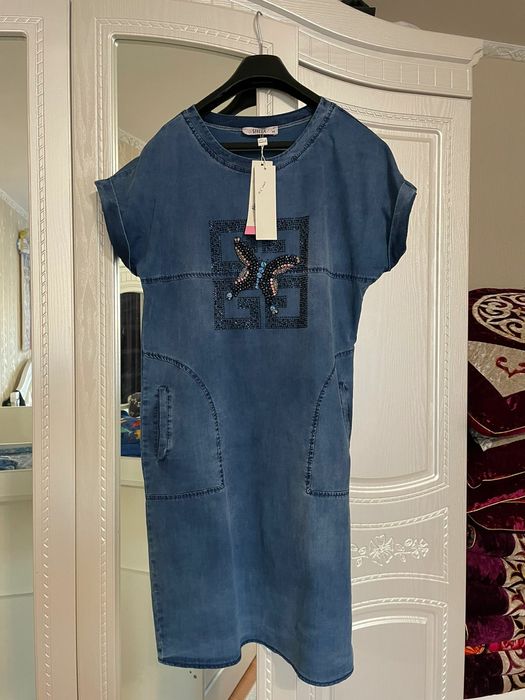 Джинсовое платье Турция Новое