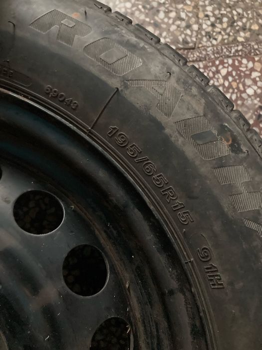 2бр Железни Джанти 15 ки с Гуми за Мерцедес