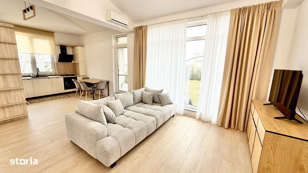 Inchiriez casa 4 cam Corbeanca, 500mp teren, cartier privat, liniște
