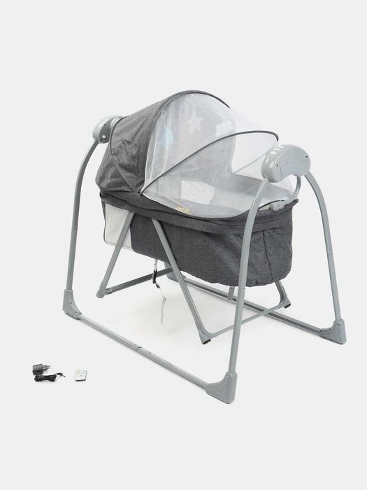 Elektron belanchak musiqali, pult bilan | Детская кроватка