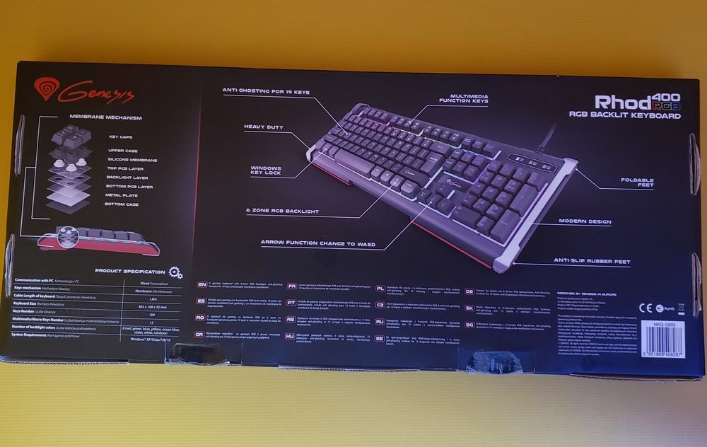 Tastatura gaming Genesis