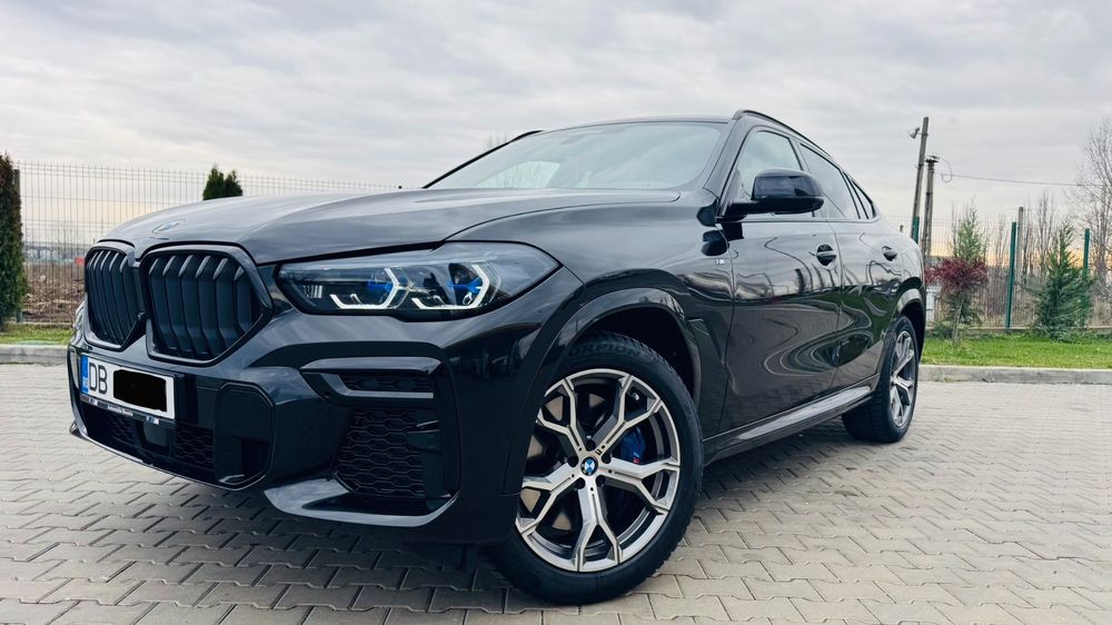 BMW X6 4.0xdrive+trapa panoramica+Bowers sound+piele maro+pachet M