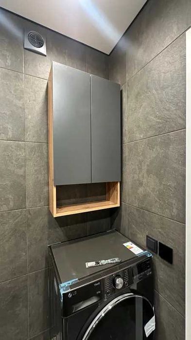 Мир Мебели Шкаф для ванной,, 55х22х103 см, Универсальный