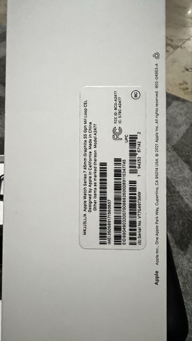 Apple watch seria 7 ,45mm новый.