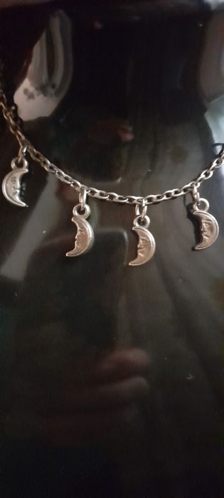 Brățară argintată, pentru picior