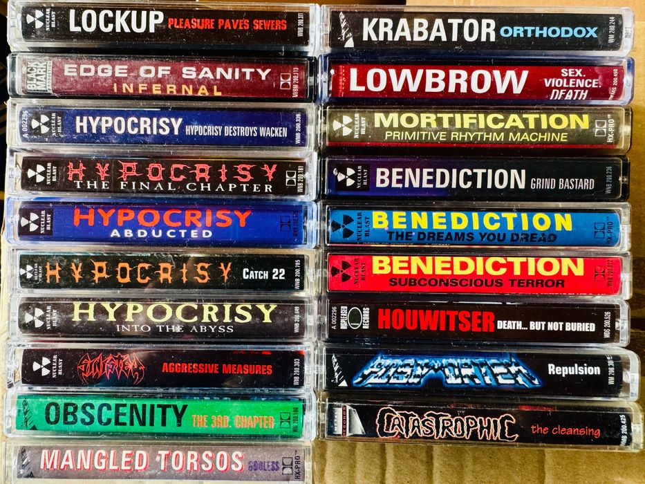 Death metal метъл аудио касети