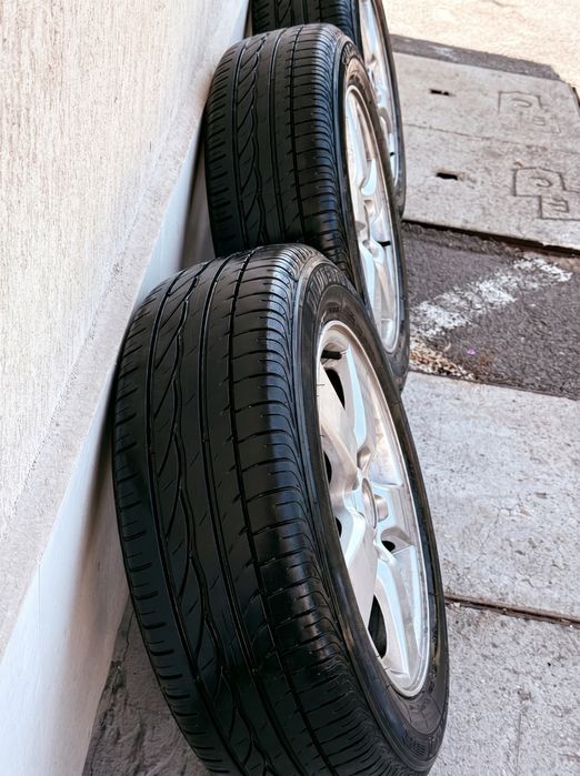 Алуминиеви джанти 16" 5х105 за Chevrolet Cruze / Opel + 8 бр. гуми 205/60 R16 (Semperit + Bridgestone)