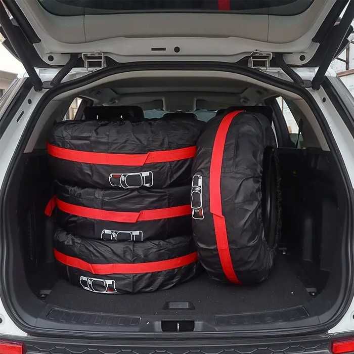 Универсални Калъфи за Резервна Гума 0778 L (19"-23") - 4бр/к-т, За Автомобил, Летни и Зимни Гуми