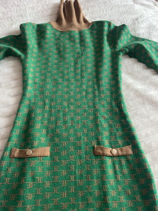 Рокля плетиво зелена